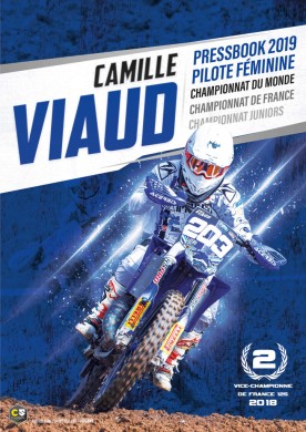 Pressbook, vice-championne de France motocross 125 Camille Viaud