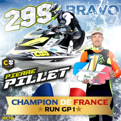 Pierre Pillet champion de France de Jetski